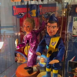 Fotografía de las marionetas de los Thunderbirds.